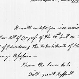 Document, 1779 June 24
