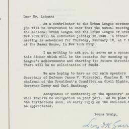 Letter: 1947 December 2