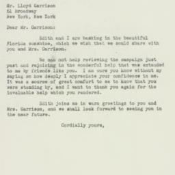 Letter: 1949 November 22
