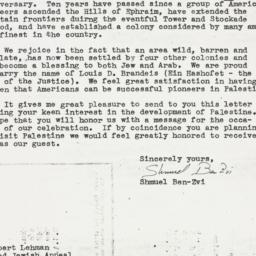 Letter: 1947 June 10