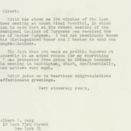 Letter: 1948 January 16