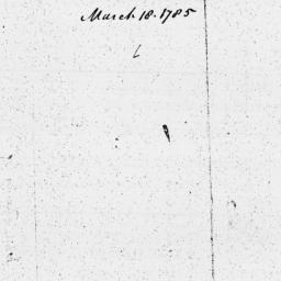 Document, 1785 March 18