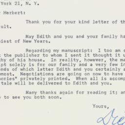 Letter: 1958 January 3