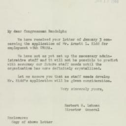 Letter: 1944 January 13
