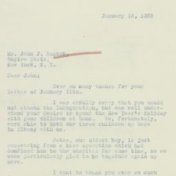 Letter: 1933 January 13