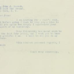 Letter: 1933 January 11