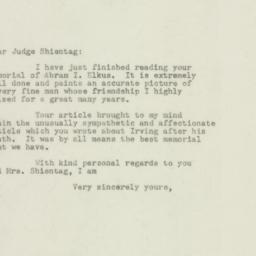 Letter: 1948 November 30