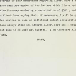 Letter: 1958 July 23
