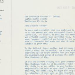 Letter: 1951 March 8