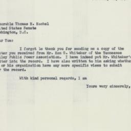 Letter: 1956 February 21