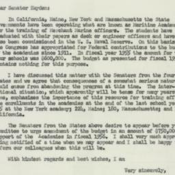 Letter: 1955 January 29
