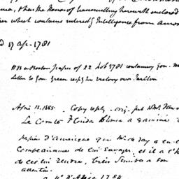 Document, 1781 April 17
