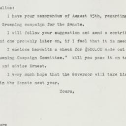 Letter: 1958 August 25