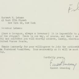 Letter: 1949 October 4