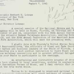 Letter: 1941 August 7