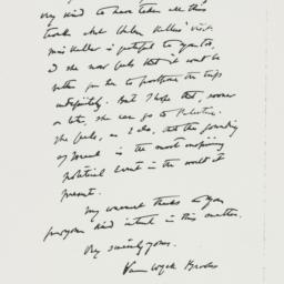 Letter: 1950 March 8