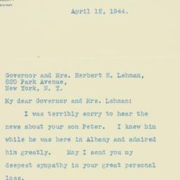 Letter: 1944 April 12