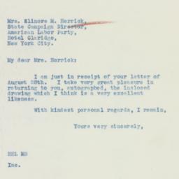Letter: 1936 September 1