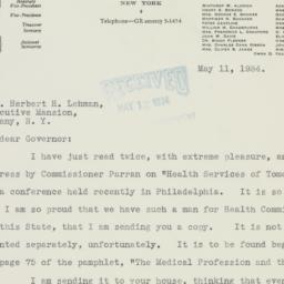 Letter: 1934 May 11
