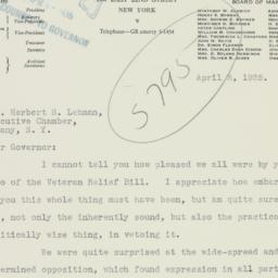 Letter: 1935 April 3