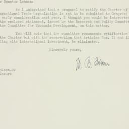 Letter: 1949 December 30
