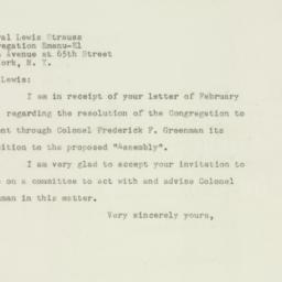 Letter: 1948 February 16