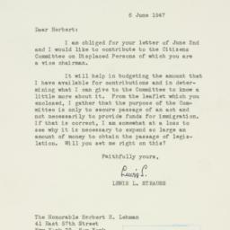 Letter: 1947 June 6