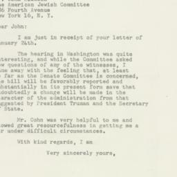 Letter: 1948 January 27