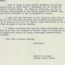 Letter: 1956 July 19