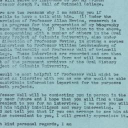 Letter: 1957 April 23