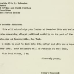 Letter: 1951 December 19