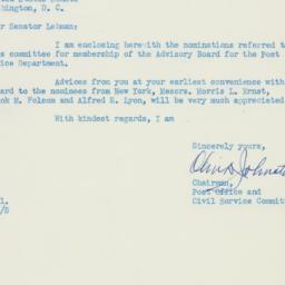 Letter: 1950 February 14