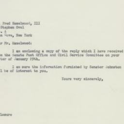 Letter: 1956 March 12