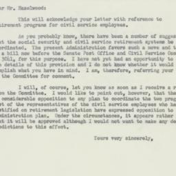 Letter: 1956 February 28