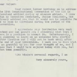 Letter: 1953 October 20