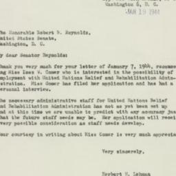 Letter: 1944 January 19