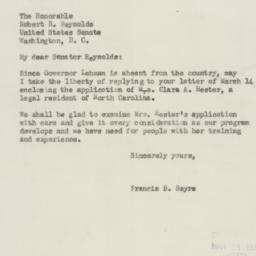 Letter: 1944 March 23