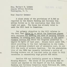 Letter: 1951 April 2