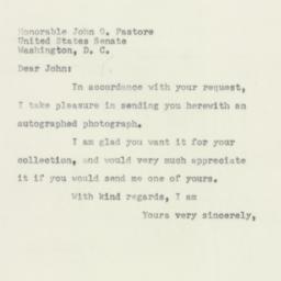 Letter: 1952 May 19