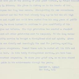 Telegram: 1950 October 21