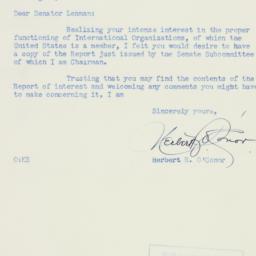 Letter: 1951 February 21