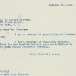 Letter: 1942 October 16