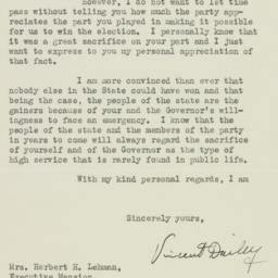 Letter: 1938 November 23