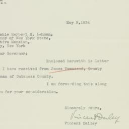Letter: 1934 May 9