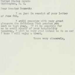 Letter: 1952 June 9