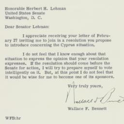 Letter: 1956 February 29