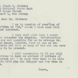 Letter: 1955 July 26