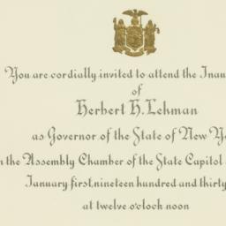 Invitation: 1935 January 1