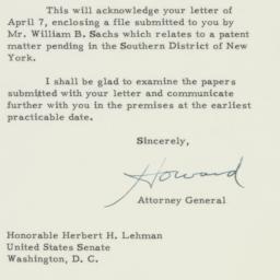 Letter: 1950 April 12