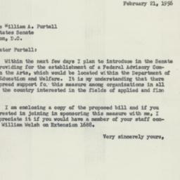 Letter: 1956 February 21